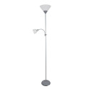 Platinet floor lamp E27+E14, grey (44527)