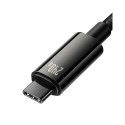USB-C to USB-C cable Baseus Tungsten Gold 240W 3m (black)