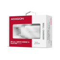 AXAGON ACU-PQ20W PD&QC wall charger 20W white