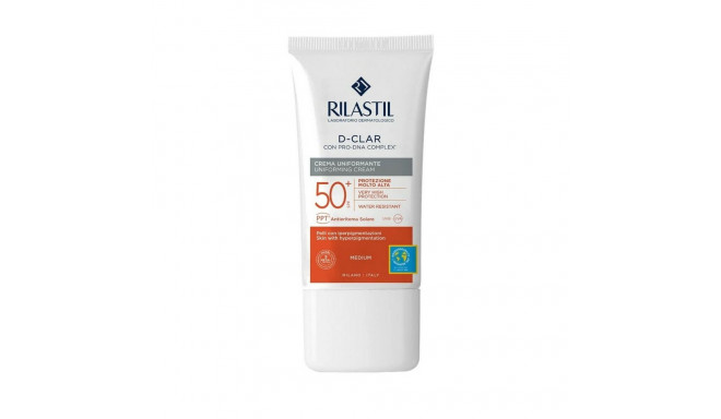 Anti Brown Spot Sun Lotion Rilastil Sun System D-Clar Spf 50+ Medium (40 ml)