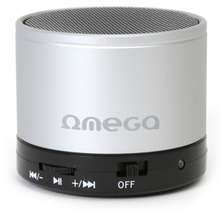 Omega juhtmevaba kõlar Bluetooth V3.0 Alu 3in1 OG47S, hõbedane (42647) (avatud pakend)