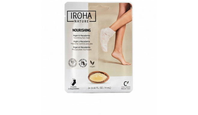 Foot Mask Iroha Argan Socks Macadamia nut