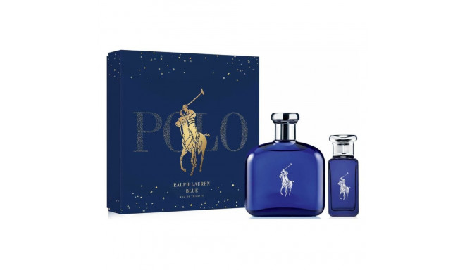 Men's Perfume Set Ralph Lauren Polo Blue EDT 2 Pieces