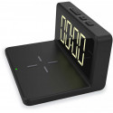  Platinet alarm clock + wireless charger 5W (45101) (open package)