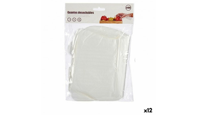 Ühekordsed Kindad Komplekt Läbipaistev Plastmass (12 Ühikut)