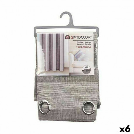 Kardin Gift Decor SLB8538-4 SLB8538-4 Valge Hall 140 x 0,1 x 260 cm