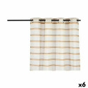 Curtain Stripes Brown 140 x 0,1 x 260 cm (6 Units) Curtain Stripes Brown 140 x 0,1 x 260 cm (6 Units)