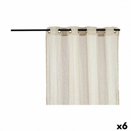 Kardin Beež 140 x 0,1 x 260 cm (6 Ühikut)