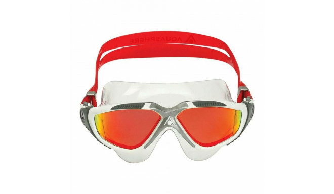 Adult Swimming Goggles Aqua Sphere  Vista  Red One size