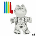 Plush Colouring Frog (8 Units)