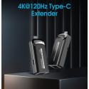 PremiumCord USB-C to USB-C extender via Cat5e/6/6a rezolution 4K@60Hz up to 60m