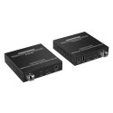 PremiumCord HDMI KVM fiber optic extender 4K@60Hz 4:4:4 up to 40 km, IR, RS232, Audio 3,5mm