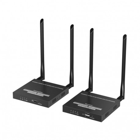 PremiumCord HDMI2.0 KVM Wireless extender 4K@60Hz up to 50m