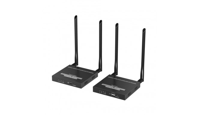 PremiumCord HDMI2.0 KVM Wireless extender 4K@60Hz up to 50m