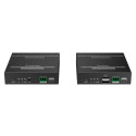 PremiumCord HDMI KVM fiber optic extender 4K@60Hz 4:4:4 up to 40 km, IR, RS232, Audio 3,5mm