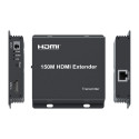 PremiumCord HDMI extender 150m , over one LAN cable Cat5e/Cat6, FULL HD 1080p