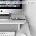 PremiumCord Adapter USB-C to Gigabit 10/100/1000Mbps + 3x USB3.2 connector
