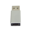 PremiumCord Adaptér USB2.0 A male - USB-C female, silver aluminum case