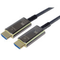 PremiumCord Ultra High Speed HDMI 2.1 Optical Fiber AOC Cable 8K@60Hz, 20m gold
