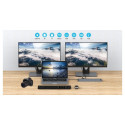 PremiumCord USB-C Full Size MST 4K@60Hz Dock Station with Noteebook Stand