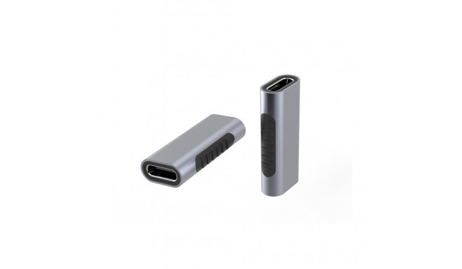 PremiumCord Aluminium USB-C Female to USB-C Female coupler