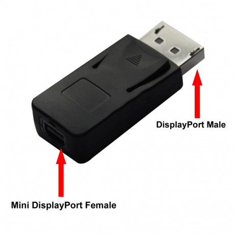 PremiumCord DisplayPort Male adapter to mini DisplayPort Female