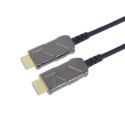 PremiumCord Ultra High Speed HDMI 2.1 Optical Fiber AOC Cable 8K@60Hz, 15m gold