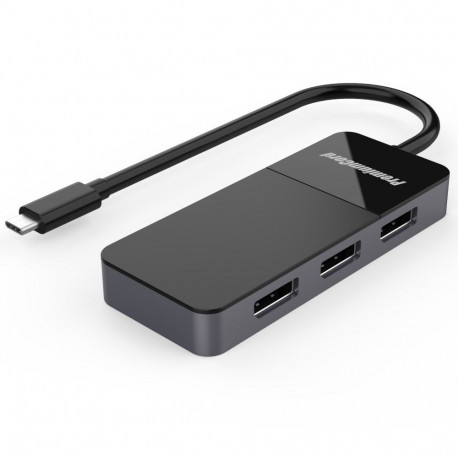 PremiumCord USB-C (DP1.4) to 3x DP1.4 8K MST Adapter extended, mirror, duplicate modes