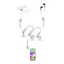 PremiumCord adapter USB-C - 3,5mm + USB-C