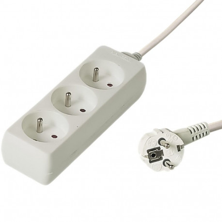 PremiumCord Power Strip 230V 1,5m 3 outlets