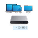 ATEN 2-Port USB-C Gen 1 Dock Switch with Power Pass-through