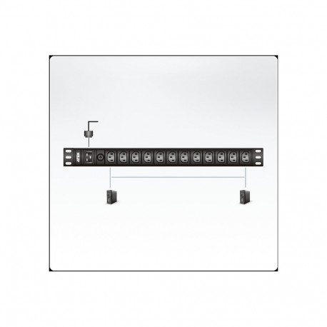 ATEN Basic Power Distribution Unit 12x IEC320, 1U, 16A