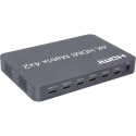 PremiumCord HDMI matrix switch 4:2 with audio, resolution 4Kx2K