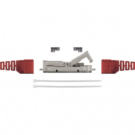 PremiumCord Slim tool-free cable connector CAT 6, STP shielded