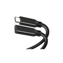 PremiumCord USB- C Extension cable (USB 3.2 generation 1), C/M - C/F, 2m