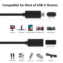PremiumCord USB- C Extension cable (USB 3.2 generation 1), C/M - C/F, 2m