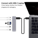 PremiumCord USB- C Extension cable (USB 3.2 generation 1), C/M - C/F, 2m