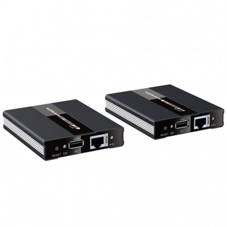 PremiumCord HDMI extender + USB2.0, 60m, over LAN, uncompressed and zero latency