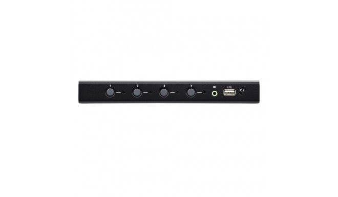 ATEN 4-port KM USB, audio switch