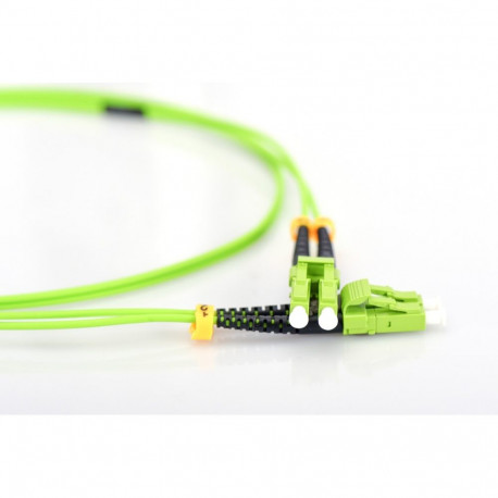 DIGITUS Fiber Optic Patch Cord, LC/LC Multimode 50/125 µ, OM5, Duplex, 7m