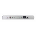 PremiumCord 4Kx2K@60Hz HDMI switch 5:1 metal with remote control and power adapter