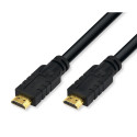 PremiumCord HDMI High Speed with Ether. 4K@60Hz cable with amplifier,15m, 3x shielded, M/M, gold pla
