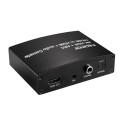 PremiumCord HDMI2.0 Repeater+Audio extractor, support 4Kx2K@60Hz, stereo jack, Toslink, RCA