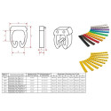 goobay Cable marker clips for cable diameters up to 4-6mm - 10 x 10 coloured