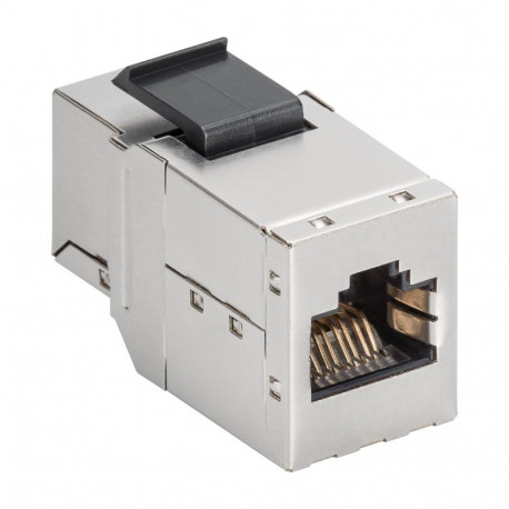 PremiumCord CAT 6A  KeyStone 2x RJ45 modular coupler, STP shielded