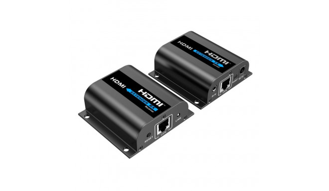 PremiumCord 4K@30Hz HDMI extender 60m, over one LAN cable Cat6/6a/7, loop-out