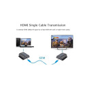 PremiumCord HDMI extender 50m , over one LAN cable Cat6/6a/7, loop-out PremiumCord HDMI extender 50m , over one LAN cable Cat6/6a/7, loop-out