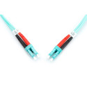 DIGITUS Fiber Optic Patch Cord, LC/LC Multimode 50/125 µ, OM3, Duplex, 2m