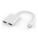 PremiumCord MST adapter mini DisplayPort 1.2 - 2x HDMI splitter support 3D 4K*2K@60Hz