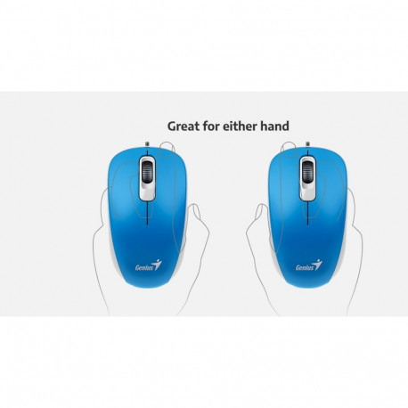 Genius DX-110 USB optical mouse, black, 3 buttons, 1000dpi